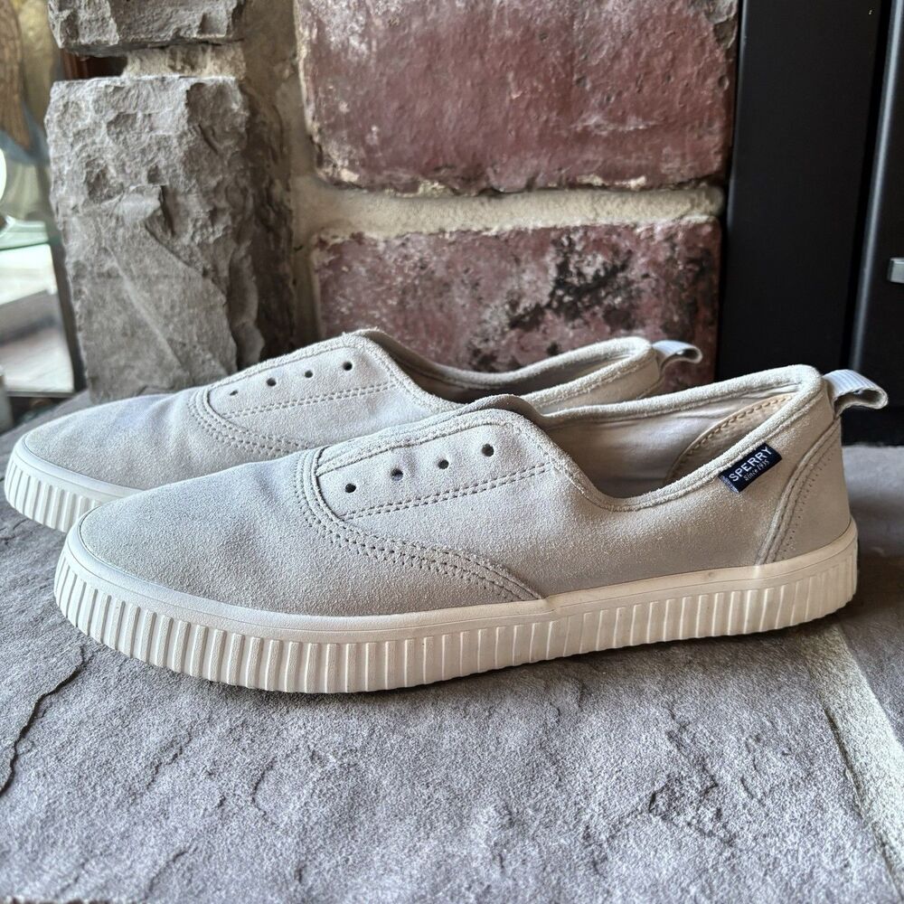 Sperry Top-Sider Women's Size 9M Sneaker STS81509 Slip On Gray Crest Creep Suede
